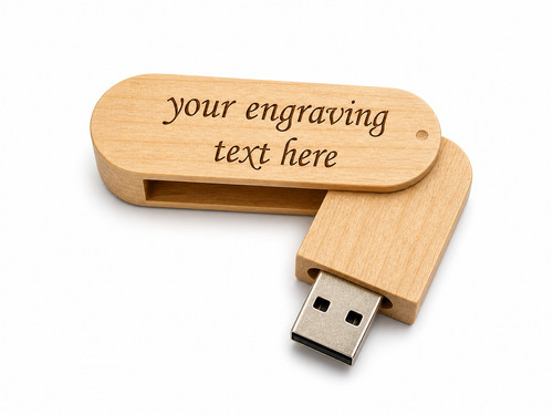 Personalised wooden laser - wooden,