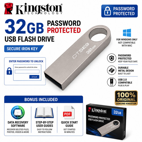 Kingston 32gb password - 32gb,
